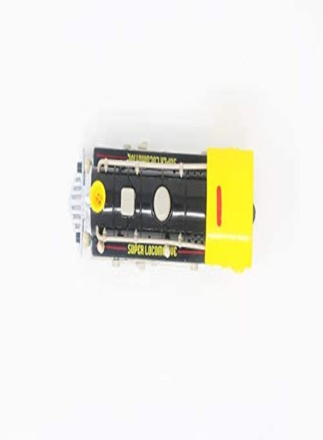 Shinsei Super Locomotive Train Maintenance Free Pullback Spring Action Race Toy Gift for Boys 3+ Years. Strong ABS Plastic, NO Sharp Edges, BIS Certified. Pack of 1, Color Yellow - Image 3